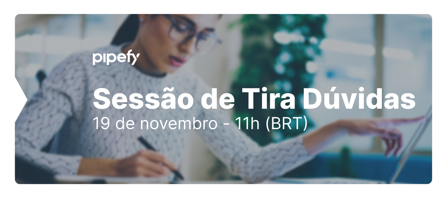 PT Sessão de Tira Dúvidas (Quinta-feira) - 19/11/2020 - 11h (BRT) - Discussão pré-evento