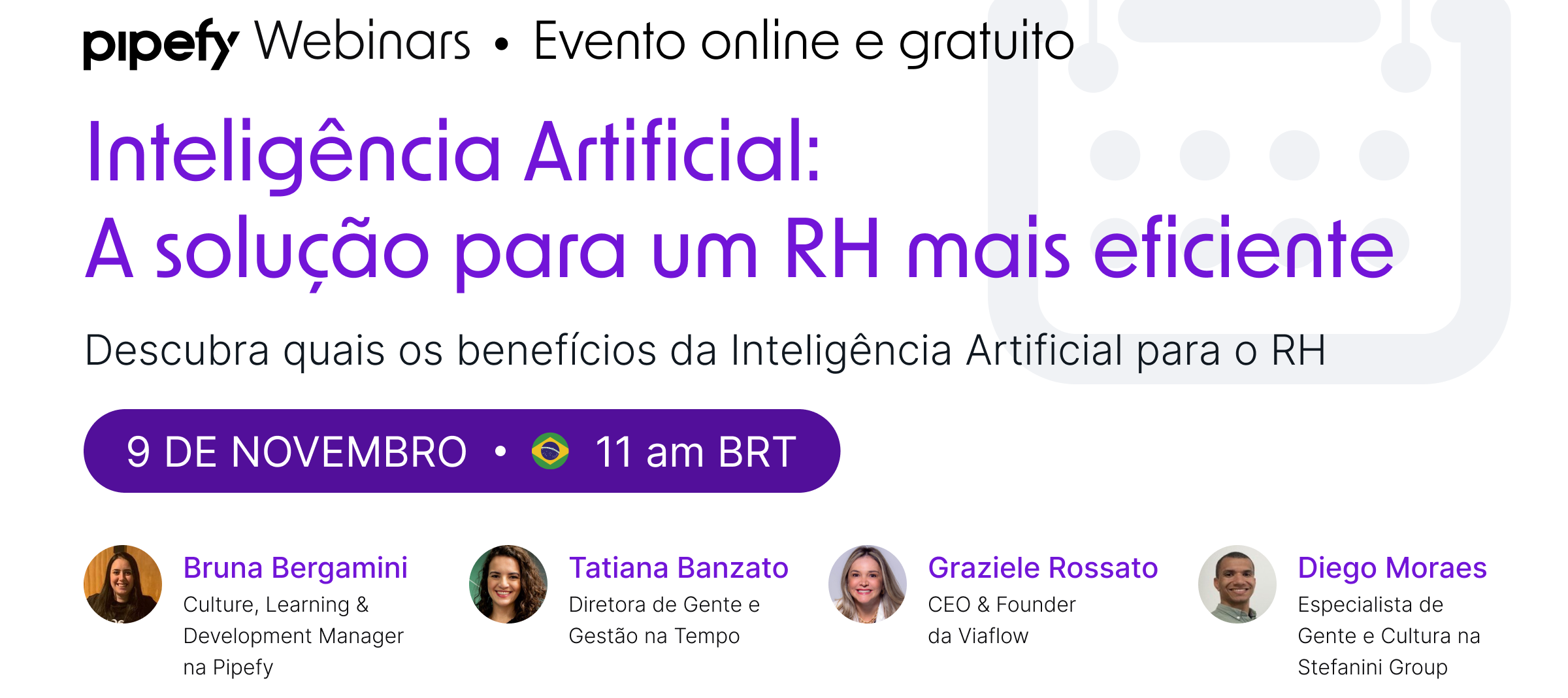 🎥 Gravação Webinar | Inteligência Artificial: A Solução Para um RH Mais Eficiente