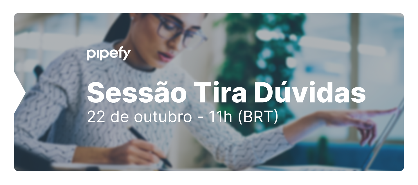 PT Sessão de Tira Dúvidas (Quinta-feira) - 22/10/2020 - 11h (BRT) - Discussão pré-evento