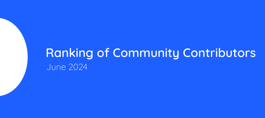 Community Top Contributors - June 2024 🌟