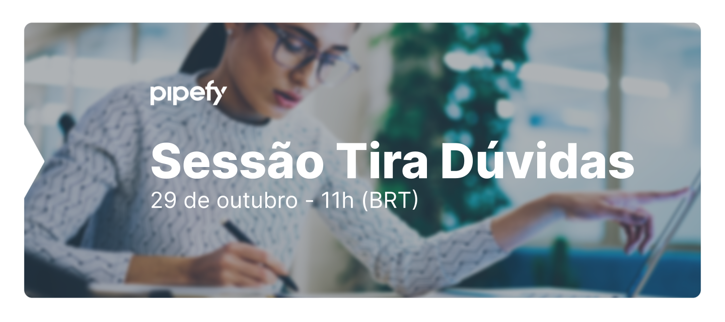 PT Sessão de Tira Dúvidas (Quinta-feira) - 29/10/2020 - 11h (BRT) - Discussão pré-evento