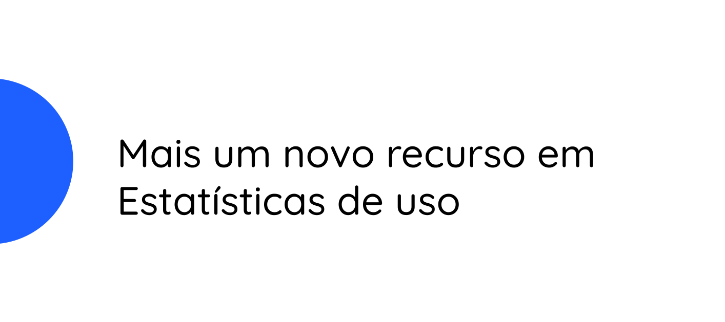 Estatísticas de uso: Gráfico anual de consumo de automação