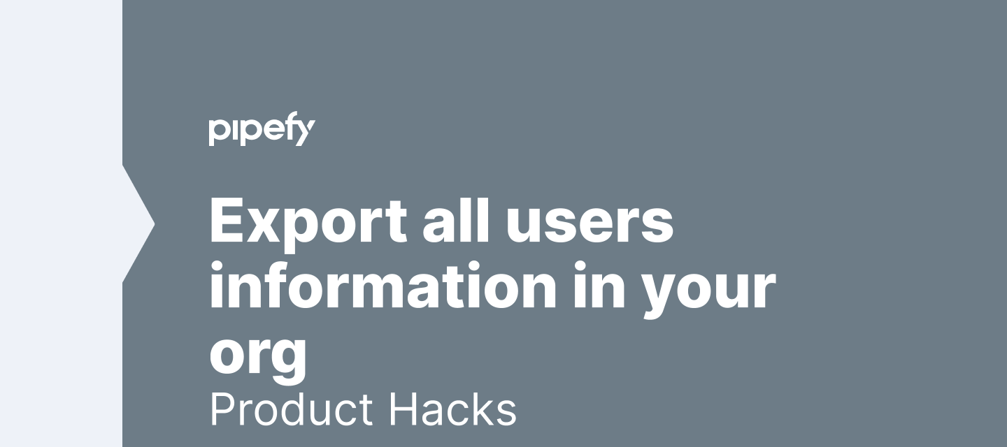 Export all users information in your org