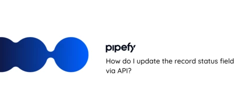 How do I update the record status field via API?