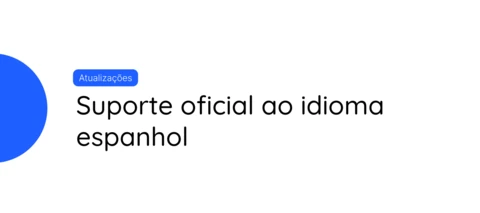 Suporte oficial ao idioma espanhol