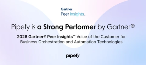 Pipefy named a Strong Performer in Gartner® Peer Insights™ Voice of the Customer