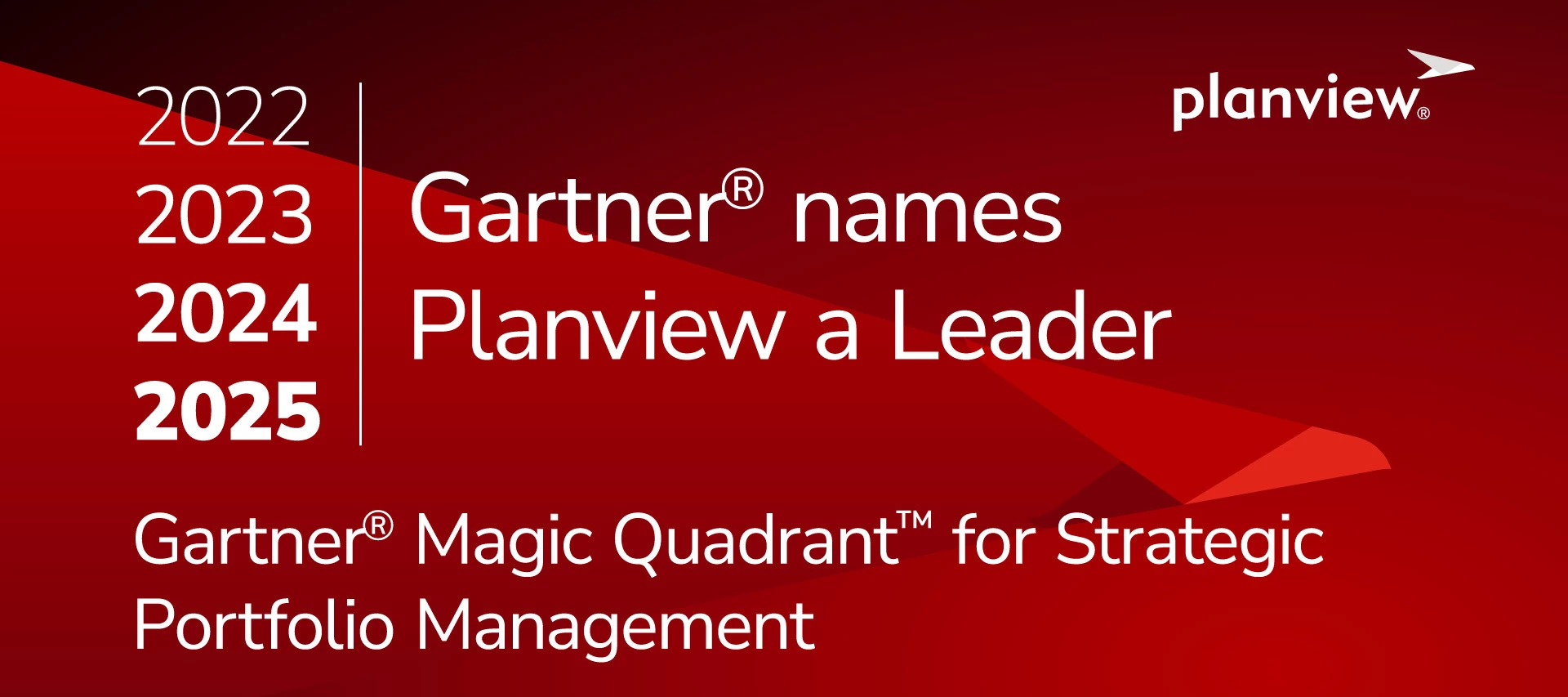 📣 PLANVIEW IS A 2025 GARTNER MAGIC QUADRANT LEADER FOR STRATEGIC PORTFOLIO MANAGEMENT! 📣