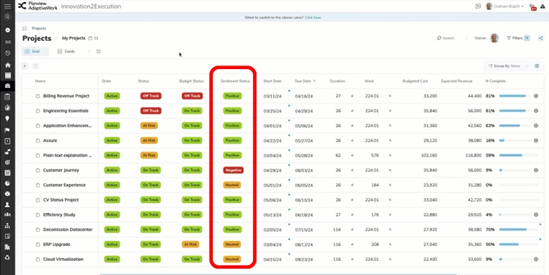 🚀 SENTIMENT ANALYSIS on AdaptiveWork is now Available to all Customers 🚀