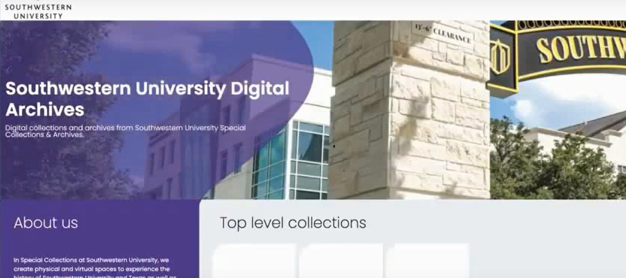 Southwestern University - Preservica Starter customer story - VIDEO