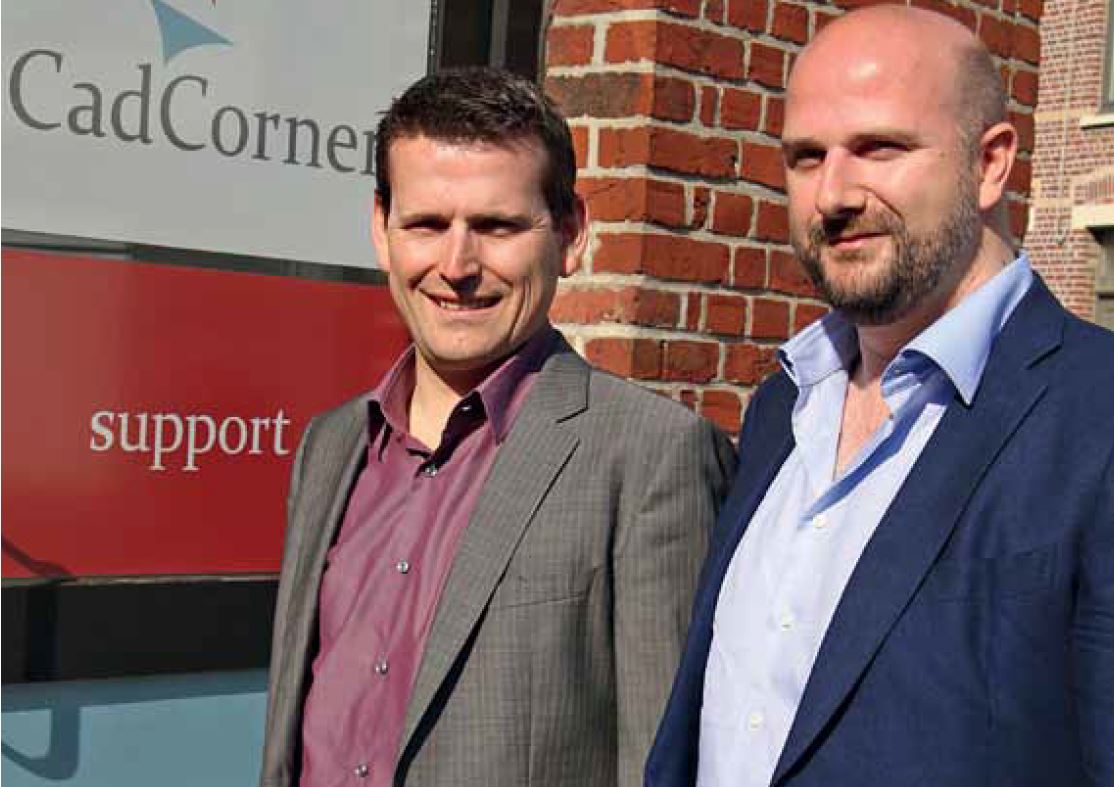 Xavier Werbrouck and Mike Matheeussen, Managing Directors of PTC University Authorized Training Partner, CadCorner BVBA, Belgium