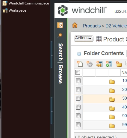 WGM display without folder navigation