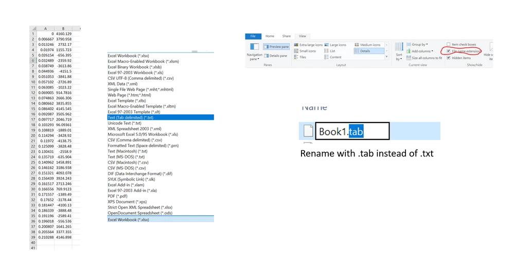 Create Tab File