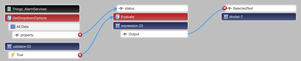 if isSelected is true, expression takes selected property
