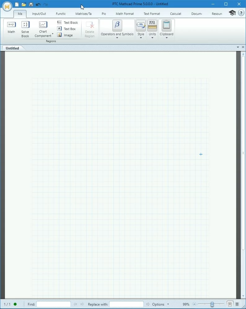 Mathcad 5.0 Prime at the same size