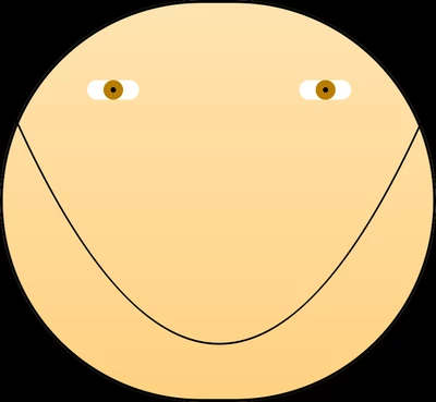 A happy face made in the Chart Component