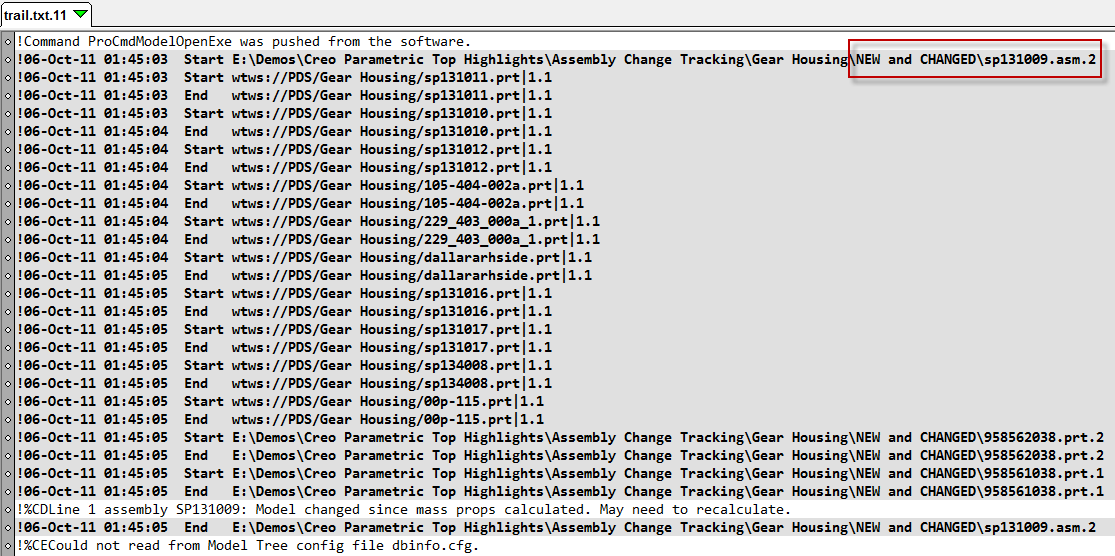 Trail File Retrieval Info