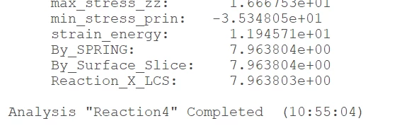 Measure results compared