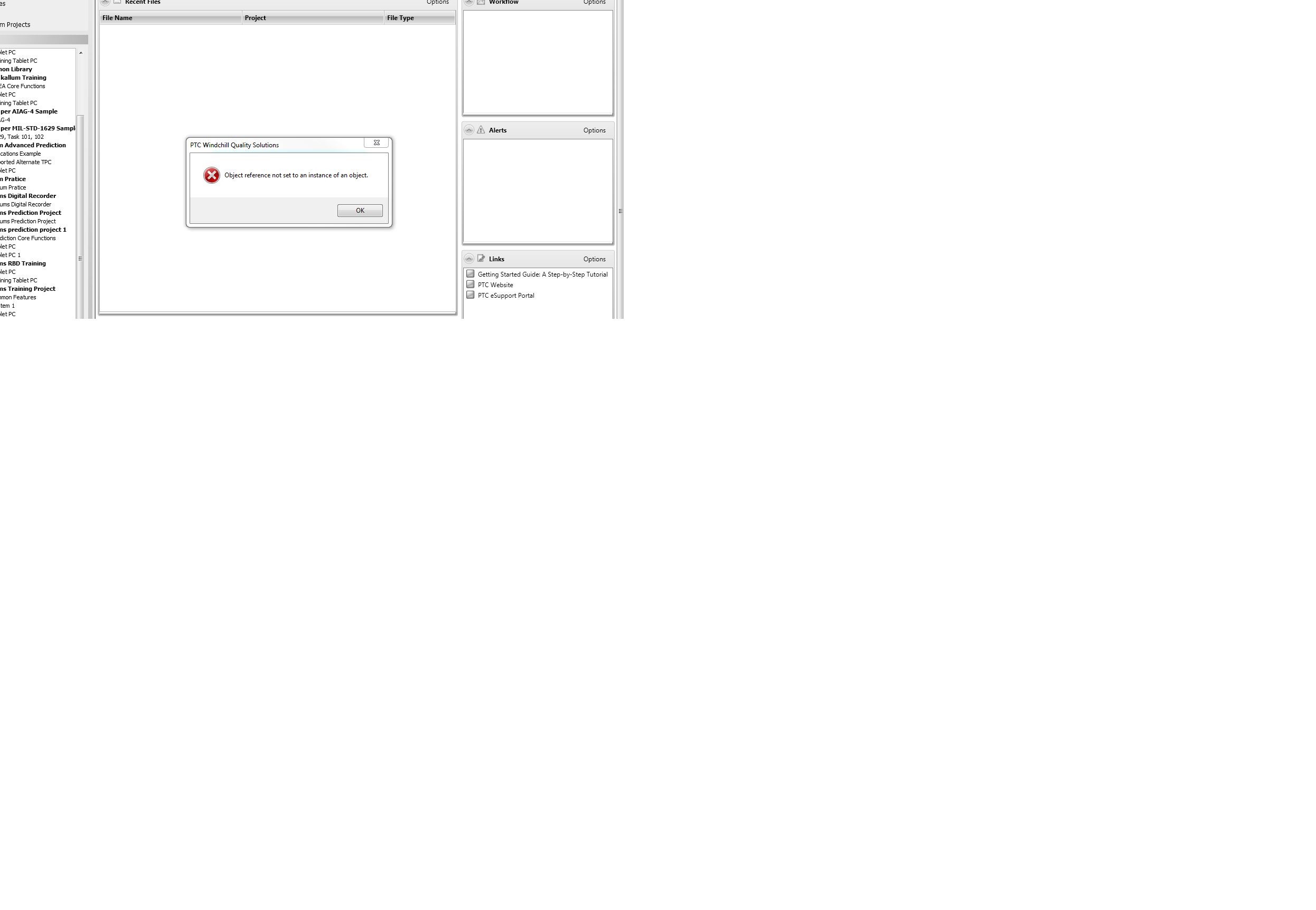 Any Understanding of the following error message | Community