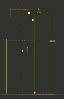 Simplified sketch thin revolve
