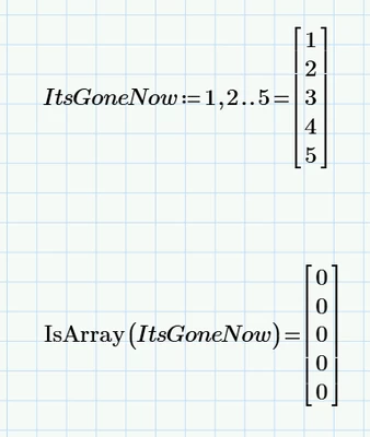 Mathcad Prime 10.0.1.0, you can't turn a range variable into a vector anymore