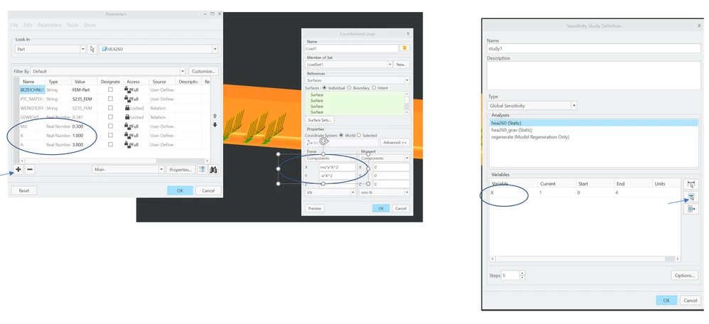 Using Parameter As Independent Variable