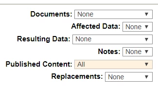 This is on the right-hand size. As long as published content is set to all, the package will collect all secondary information.