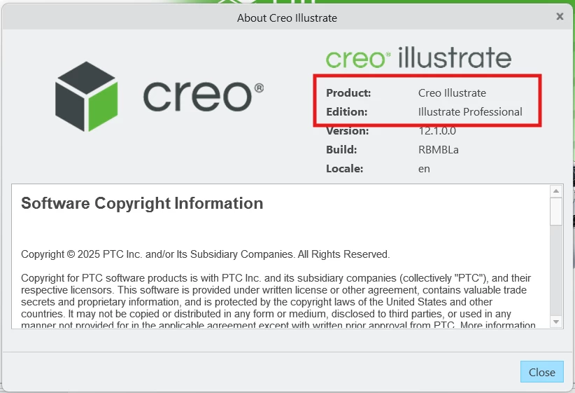 Help-About Creo Illustrate.png