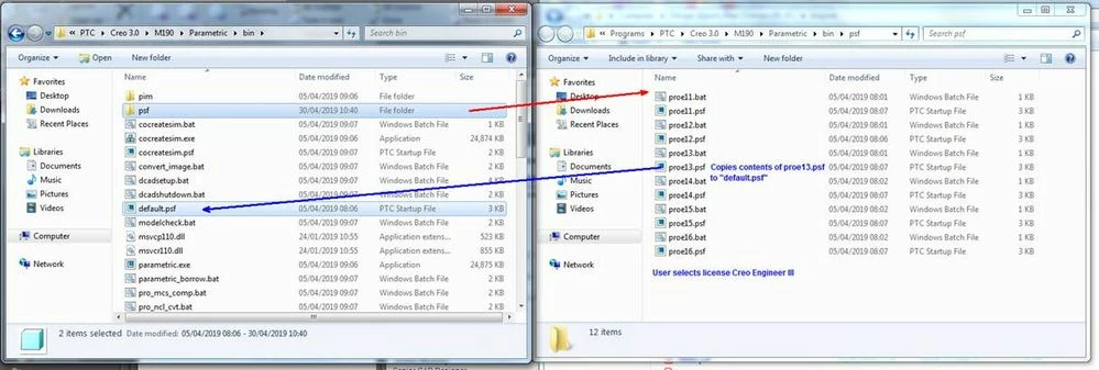 Creo Launcher psf files.jpg