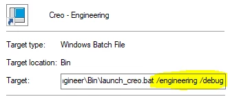 Launch Creo Shortuct.png