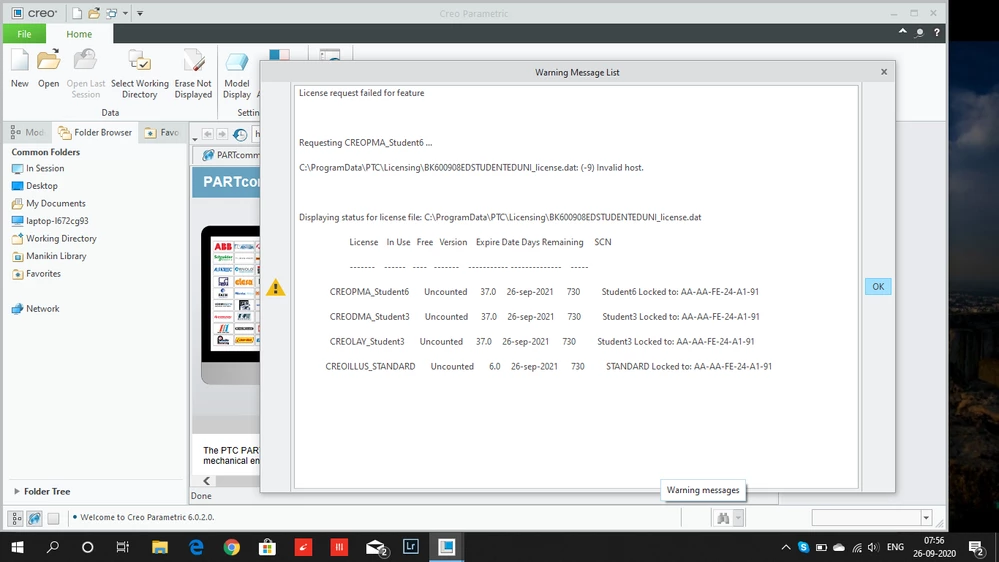 this is warning coming