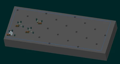 3) assemble 1st component to the 1st coordinate system