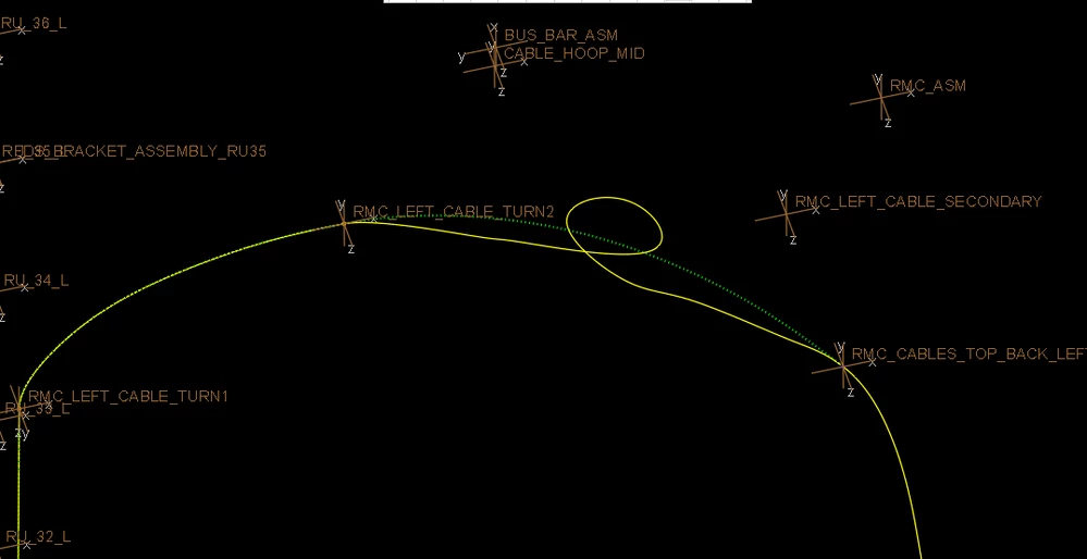 If I manually set a length between two locations, it's ok with creating extra length and generates a service loop, but this is impractical as I'd have to calculate exactly how much extra I need to add to every cable I put in.