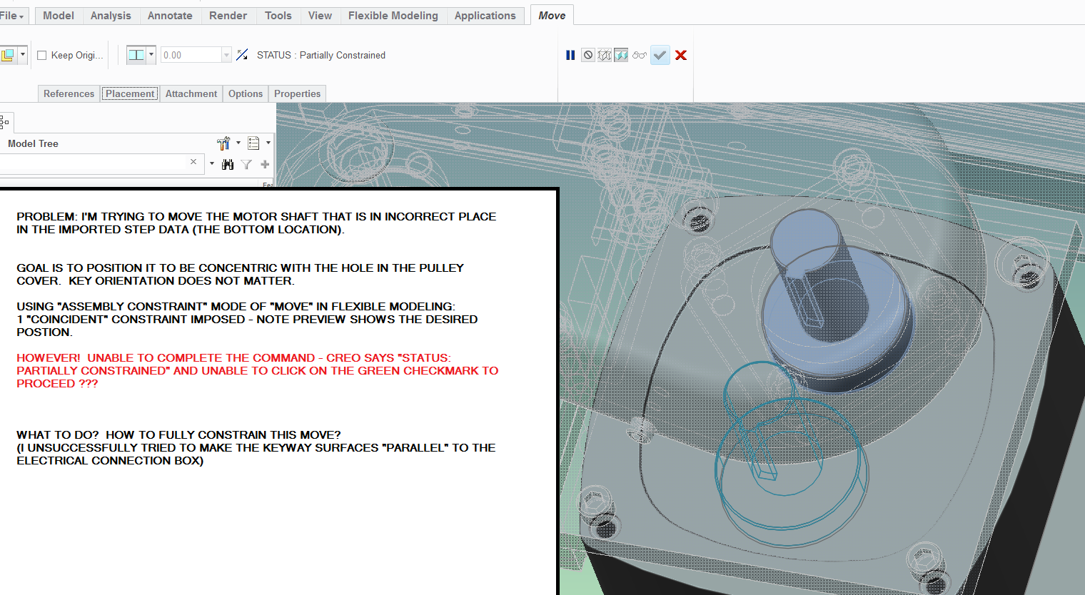 Ever had this problem when using flexible modeling "move" command ...