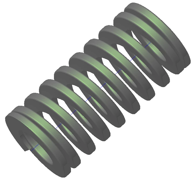 Die Spring STEP File Result
