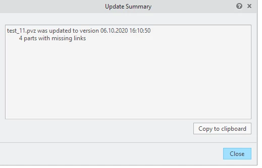 Message about lost connections