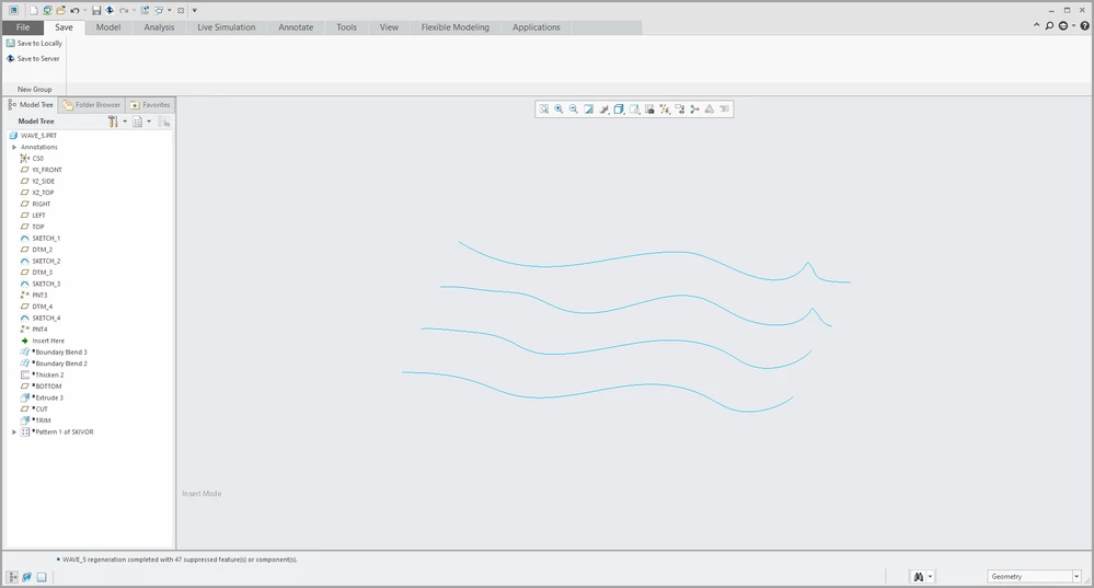 Wave sections