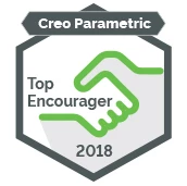 Creo Parametric Top Encourager 2018