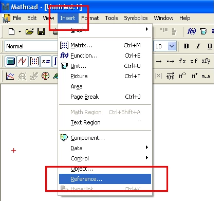 Linking MathCAD sheets | Community