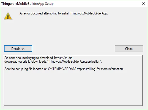 Studio 8.3 Install Error.PNG