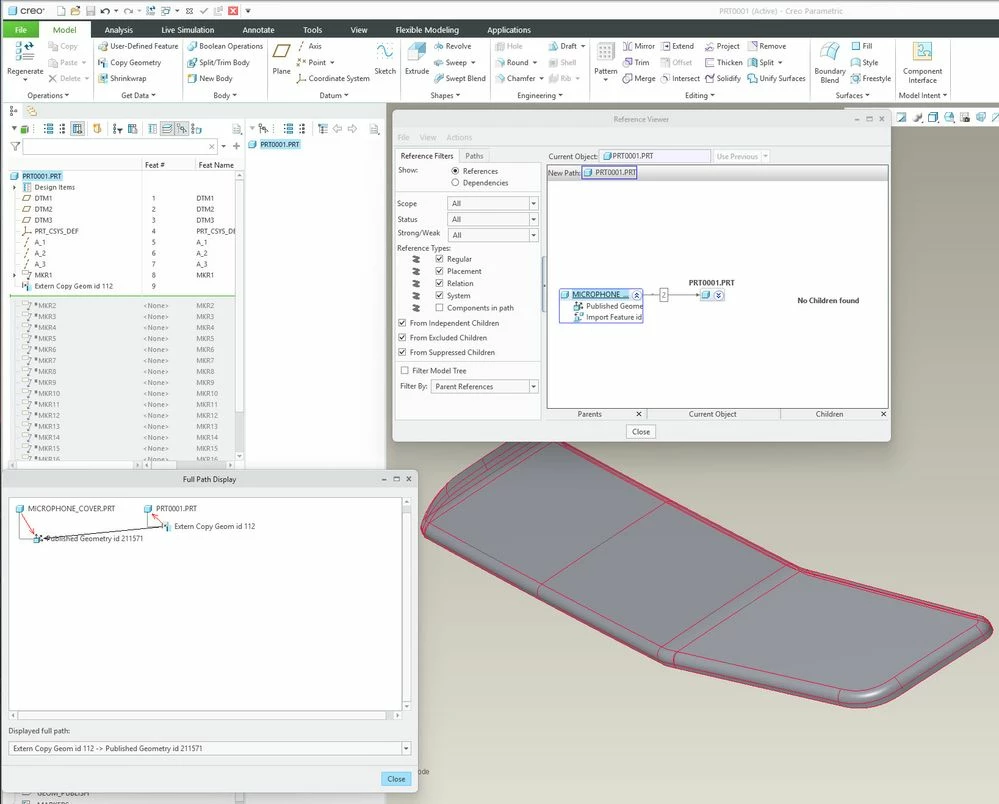 ECG from reference model