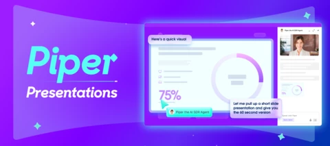 Piper presentations is live: your AI SDR agent now delivers the first-call pitch 🎤