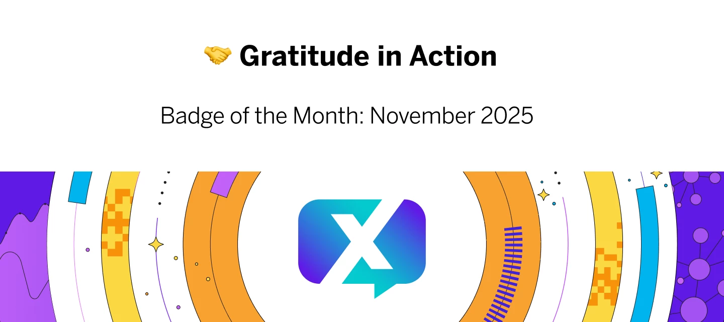 🤝 Gratitude in Action| Badge of the Month | November 2025