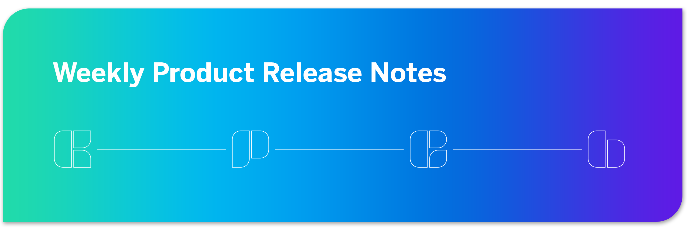 Weekly Product Release Notes - November 8, 2023