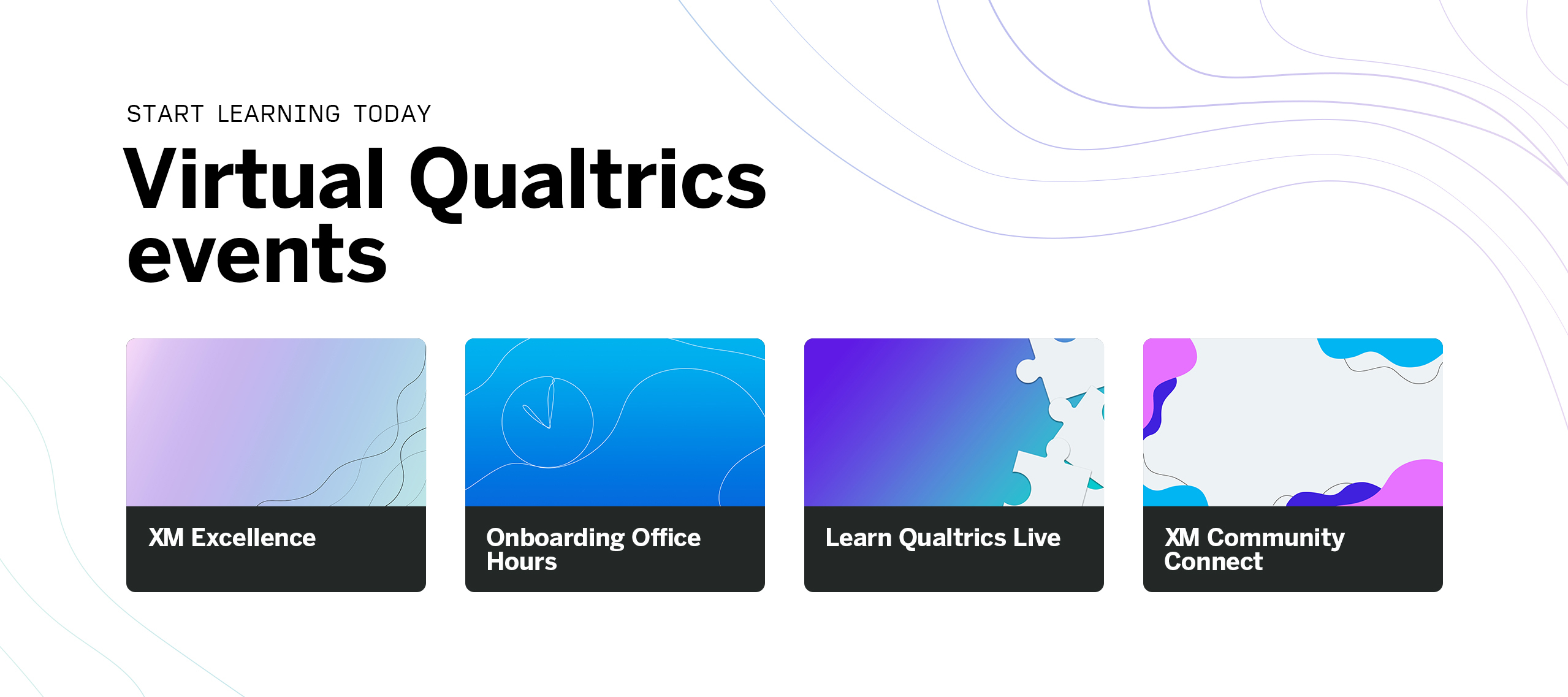 Announcing the Full Lineup of Qualtrics’ Customer Events! 🎉