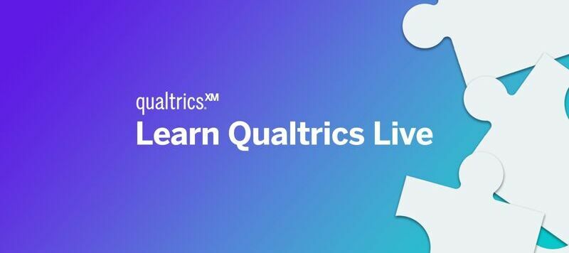 Learn Qualtrics Live Virtual Event Series