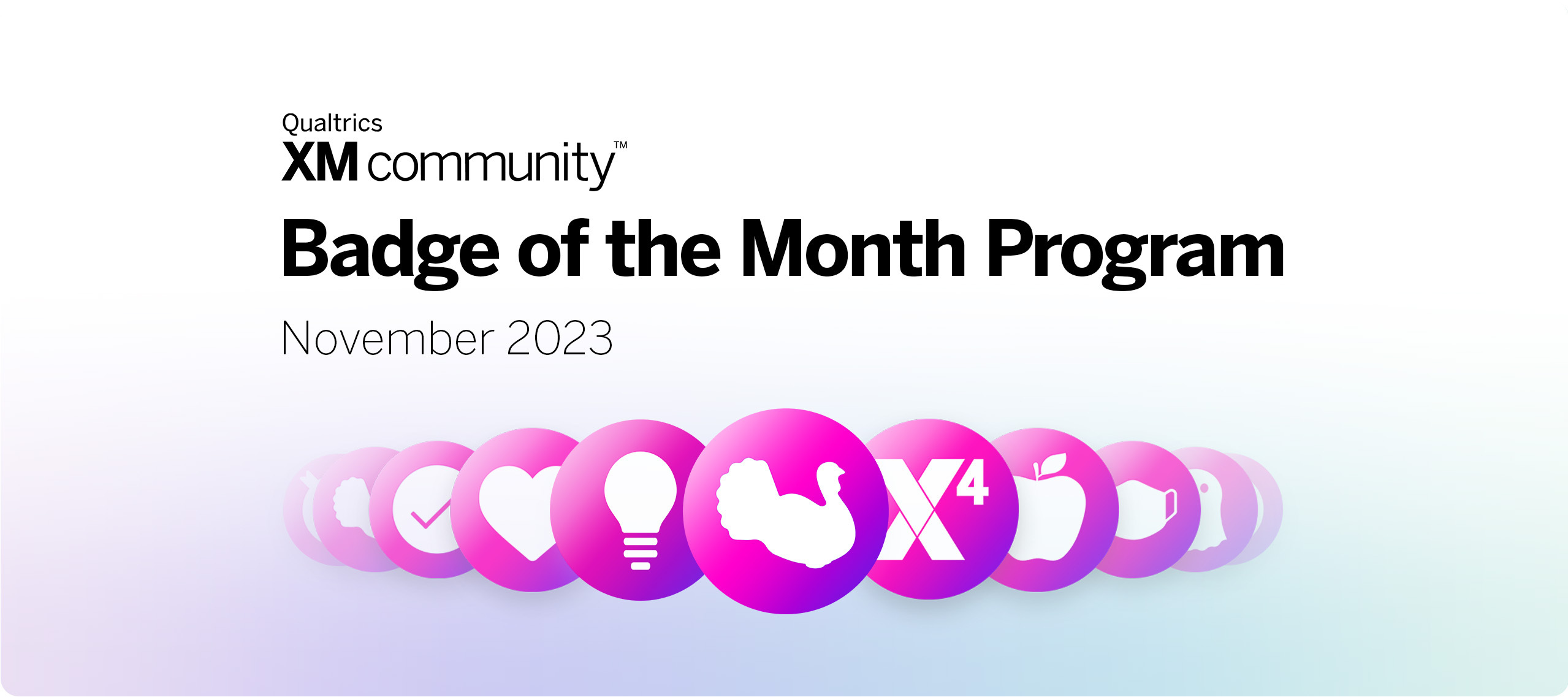🦃 Thankful | Badge of the Month | November 2023