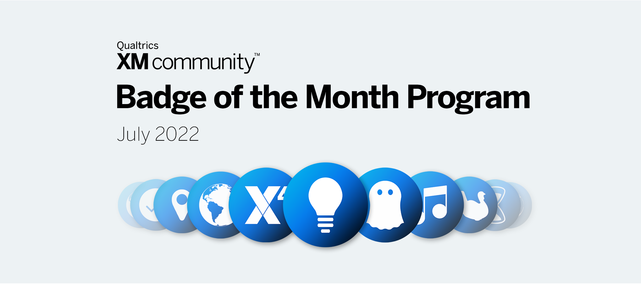 💡 ﻿XM Community Learnings | Badge of the Month | July 2022