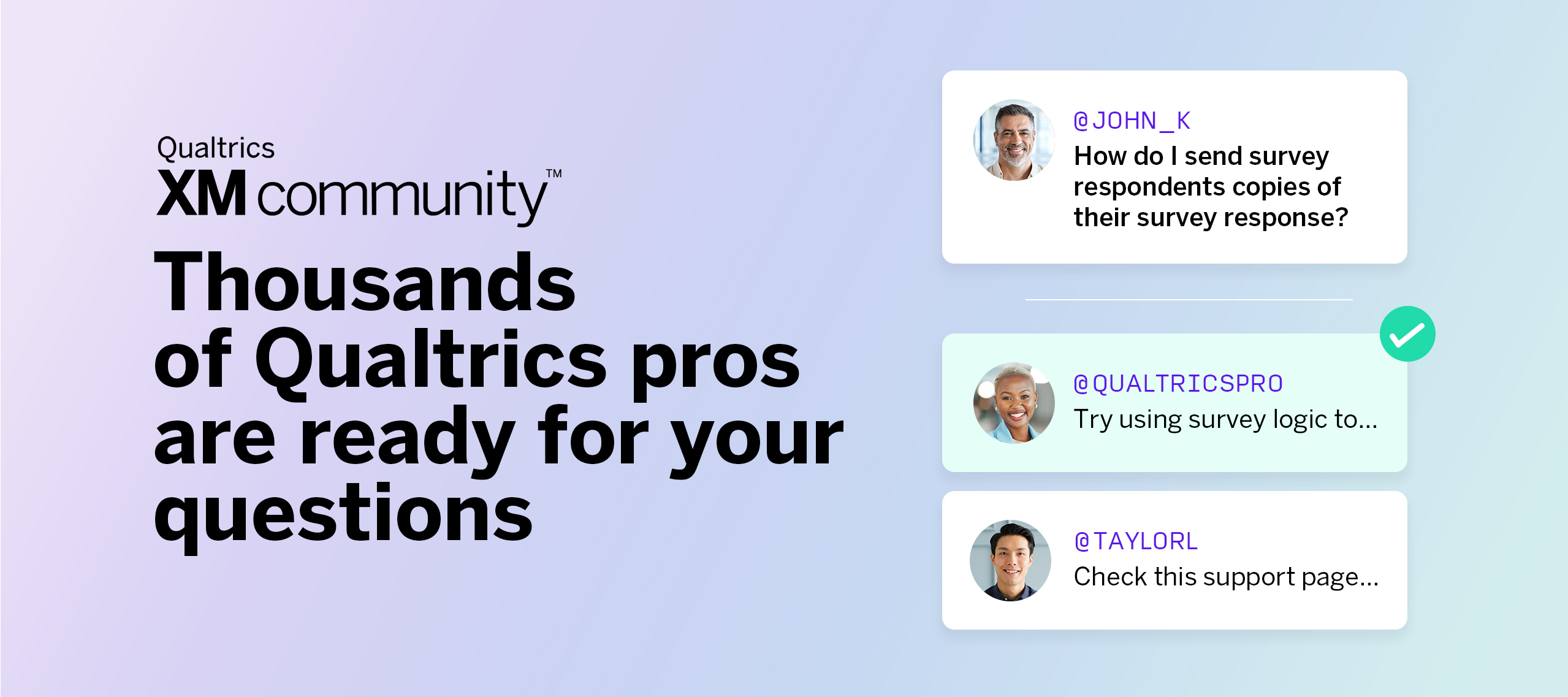 Don’t just visit the Qualtrics XM Community: Join our free Community