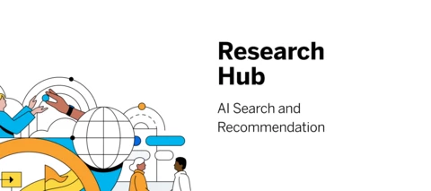 Ask Your Research Anything: AI Search and Recommendations in Research Hub
