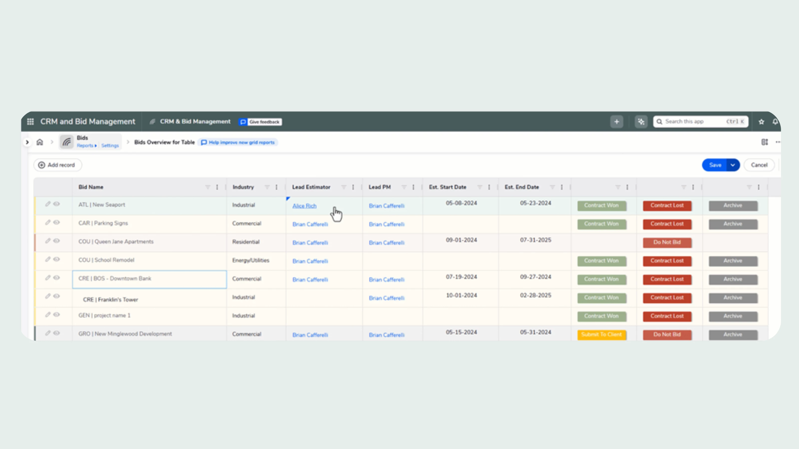Open beta for grid reports has begun!